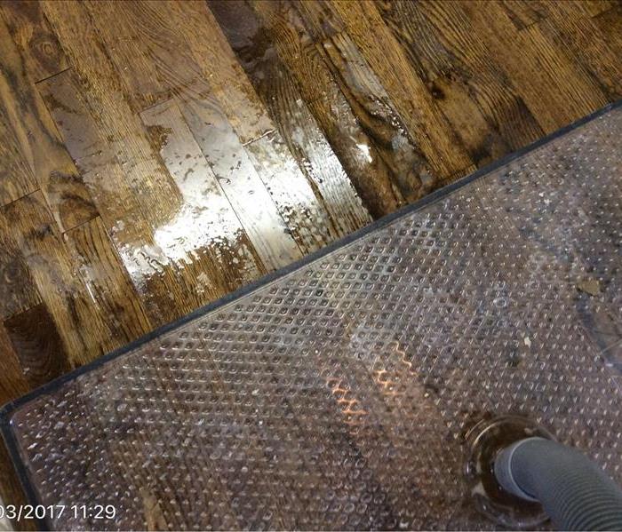 wet hardwood flooring